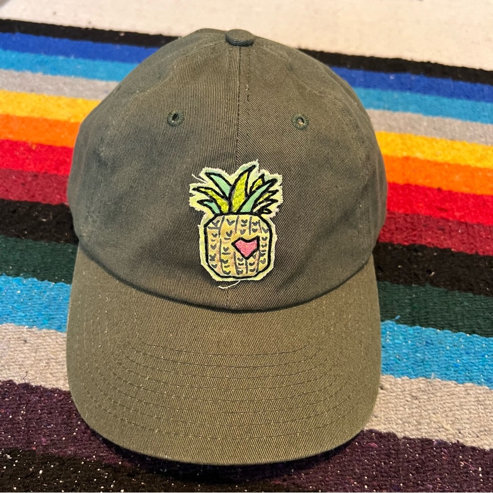 Bayside Pineapple Dad Hat Made in USA